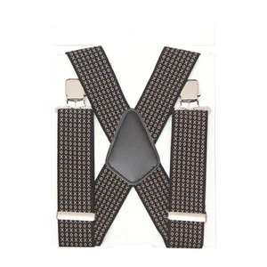Mens Braces With Heavy Duty Metal Clip 50mm Wide Suspender Trouser Suspender UK - Picture 1 of 57