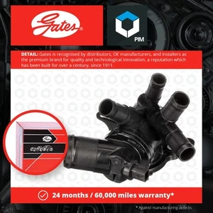 Coolant Thermostat fits RENAULT CLIO Mk4 1.2 2013 on H5F403 Gates 110617089R New - Picture 1 of 5