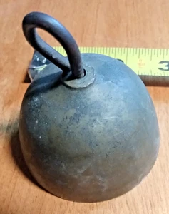 Antike 2,5" Messing Dienerglocke - Bild 1 von 4