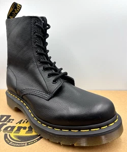 DR MARTENS STIVALETTI NERI 1460 PASCAL VIRGINIA PELLE MORBIDA TAGLIA UK 9 EU 43 - Foto 1 di 8