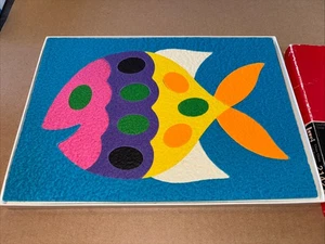Vintage 1979 Lauri Van Puzzle Fish Crepe Foam Rubber LOC 1A - Picture 1 of 15
