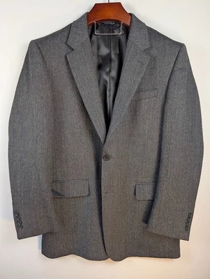 Blazer JOS A BANK para Hombres 43L Gris Oscuro Chaqueta de Lana Espiga Abrigo Deportivo Foto 1 de 4
