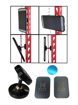 Soporte Magnético Doble Cara para Teléfono Gimnasio Tiktok Influencer Manos Libres 360 Grados Foto 1 de 4