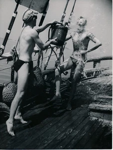 Dusche auf Boot großes Segelboot ca. 1950 - NV 2063 - Bild 1 von 2