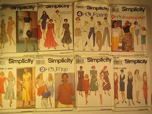 CHOICE Uncut 1992 Simplicity Pattern Size 6 8 10 12 14 16 DRESS Blouse SKIRT Top - Picture 1 of 11