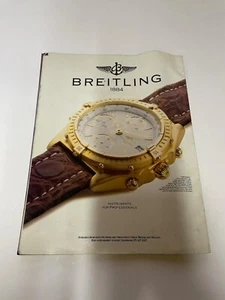 Breitling Chronomat Classic Watch Advert – Frameable Collectible Original Vintag - Picture 1 of 1