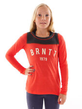 Brunotti Camiseta Top Informal Barino Rojo Cuello Redondo Impresión Fino