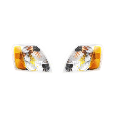 NEW SET OF TWO OF CLEAR TURN SIGNAL LIGHTS FITS VOLKSWAGEN PASSAT 2000 VW2531105 - image 1 of 2