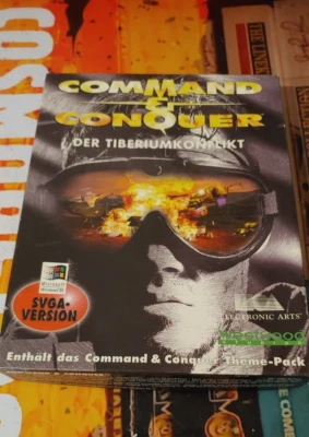 Command & Conquer Der Tiberiumskonflikt IBM PC (2 CDs, Manual, Box) classic CIB - Bild 1 von 3