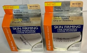 2 Sally Hansen Firming  Line Minimizing Loose Powder -CREAMY NATURAL 8010-04 - Picture 1 of 2