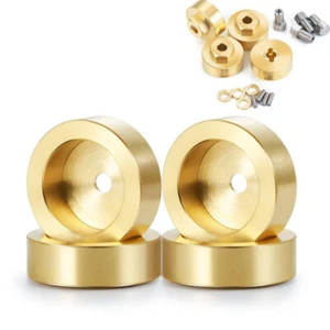 1:24 Axial SCX24 Crawler Brass Counterweight Heavy Wheel Hub Weight - Picture 1 of 14