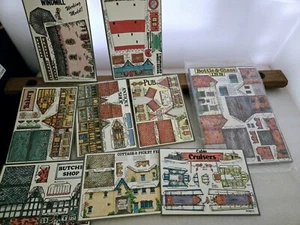 Z Scale 1:220 Buildings Cardstock Model Kits - Picture 1 of 9