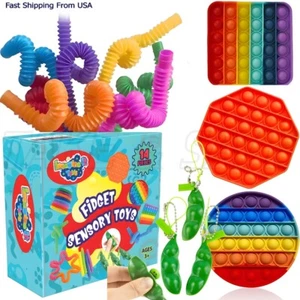 14 Pack Sensory Fidget Toys Set Stress Relief Anti Anxiety Toys for Kids Adults - Picture 1 of 9