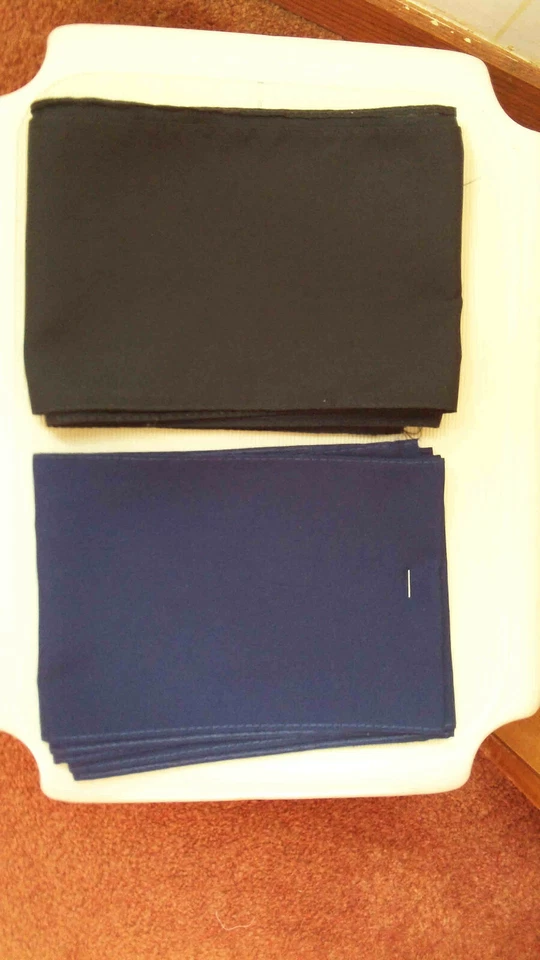 2-Saree Falls - para todo tipo de saris - azul marino y negro Foto 1 de 1