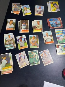 1954 55 Bowman, 1954,55,56, 57 Topps RED SOX plus 8 more 54 Bowman - Picture 1 of 11