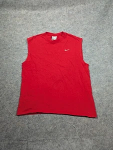 Vintage Nike Boys XL Tank Basic Red Logo Swoosh - Picture 1 of 6