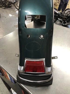 2000 Harley Davidson FLH Rear Fender USED Suede Green 59579-00KB - Image 1 of 4
