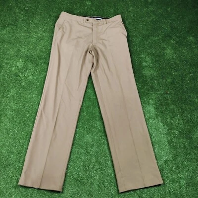 Pantalon Versace Classic homme 36 XL droit régulier robe beige zip designer - Photo 1/4