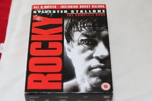 Rocky: The Complete Saga Box Set - 6 DVDs - Region 2 - Cert PG - VGC - Imagen 1 de 16