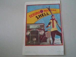 advertising Pubblicità 1931 SHELL BENZINA OLIO MOTOR OILS - Picture 1 of 1