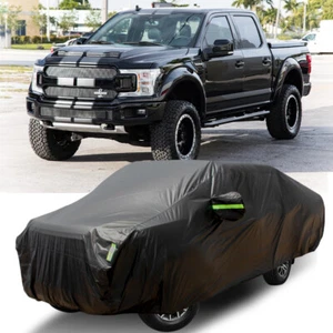 Pickup Truck Car Cover Outdoor Rain Sun Protect For Ford F-150 XL XLT Lariat 4DR - Picture 1 of 10