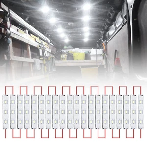 12V 60 LED Van Interior Lights Celling White Waterproof LWB Van Boats Trailers - Picture 1 of 6