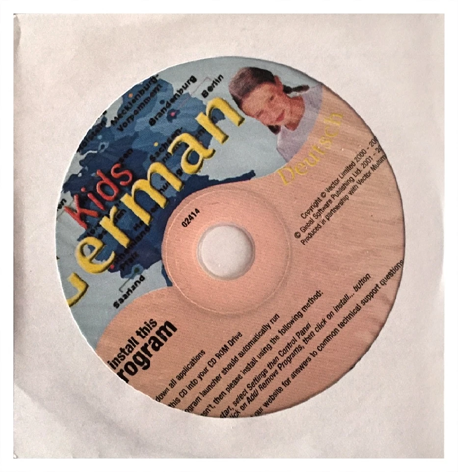 Kids German Pc New Cd Rom In Paper Sleeve XP - Image 1 of 1