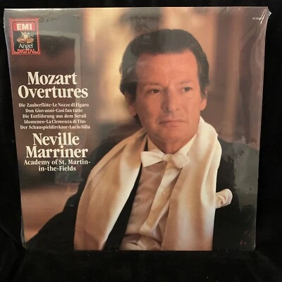 MOZART Overtures - MARRINER & ASMF - EMI ANGEL 1982 ST LP NEW SEALED.. - Image 1 of 2