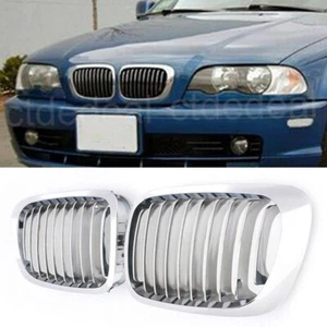 Rejilla de radiador cromada para BMW Serie 3 E46 Coupe 325Ci 328Ci 330Ci 1999-2001 - Imagen 1 de 7