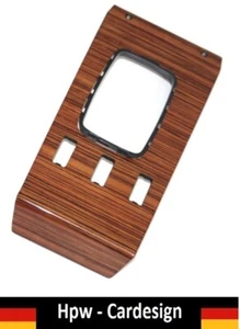 Mercedes SL R107 W107 Wood Interior Trim Console Zebrano until 1985  *28 NEU - Picture 1 of 3