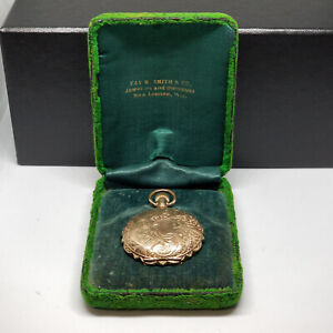 1899 G.F. Elgin Pocket Watch, Grade 109, Size 0s, 7 Jewels, Not Working w/Case.