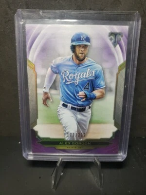 2019 Topps Triple Threads Amethyst #6 Alex Gordon /299 - NM-MT - Image 1 of 2