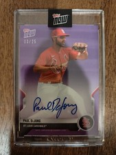 2021 Topps Now Road To Opening Day Purple Paul DeJong Auto 03/25 #OD-364C 