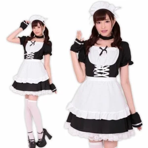 Cute French Maid Outfit Costume Cosplay Japanese Company - Picture 1 of 6