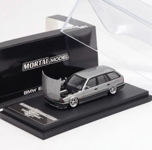Mortal 1/64 Scale BMW E34 Touring Grey Diecast car Model Toy Collection - Picture 1 of 6