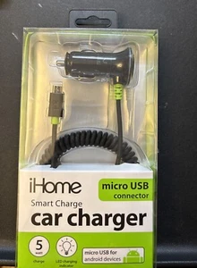 IHOME SMART CHARGE CAR CHARGER IH-CT424 Micro USB - Picture 1 of 2