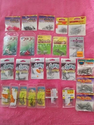 Lote de 25 pesca cabeza plantilla.mister twister.laker.lunker city.gamakatsu Foto 1 de 4