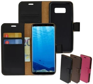 Funda con Tapa Estilo Libro de Móvil Estuche Cartera para Samsung Galaxy S8 Plus - Imagen 1 de 3