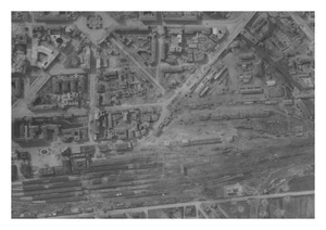 B24 Liberators bombing Bologna Italy marshalling yard 1944 - Picture 1 of 3