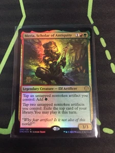 MTG Magic The Gathering Meria, Scholar Of Antiquity Foil Rare Prerelease Promo - Picture 1 of 1