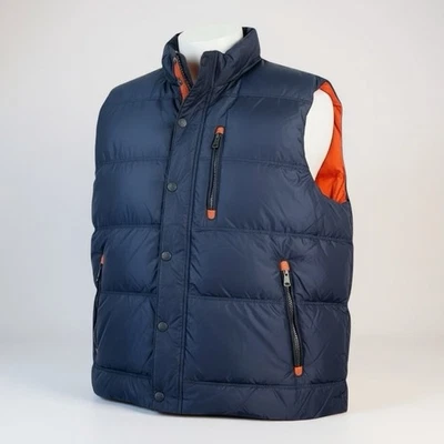 Orvis Mens 2XL Navy Essex Duck Down Puffer Vest Classic Collection (BB28) - Image 1 of 4