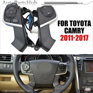 For Toyota Camry 2011-2017 Steering Wheel Audio Radio Control Switch Button Set - Picture 1 of 9