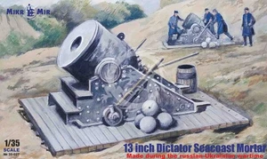 13 inch Dictator Seacoast Mortar MikroMir 35-027 skala 1/35 - Bild 1 von 2