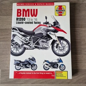 BMW R1200 gemelos refrigerados por líquido 2013 a 2016 HAYNES MANUAL DE SERVICIO Y REPARACIÓN - Imagen 1 de 3