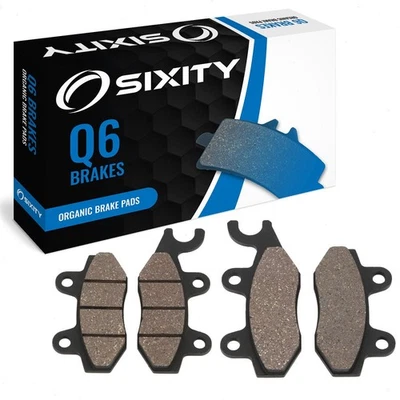 Front Organic Brake Pads 2006-2009 Kawasaki KVF650 Brute Force 4x4i Set Full ww - Image 1 of 4