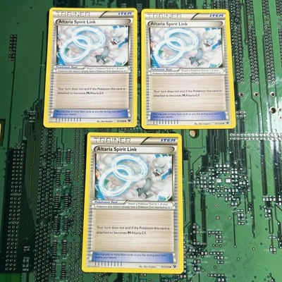 Altaria Spirit Link 91/124 Fates Collide Pokemon Card Trainer Non-Holo 3 - Image 1 of 4