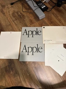 Vintage 80s 90s Apple Mouse Pad Collectible-Rare With Thank You Letter Envelope - Afbeelding 1 van 12