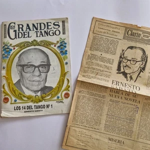 Ernesto Sabato - Los grandes del tango + Clarin entrevista 1962 - Picture 1 of 6