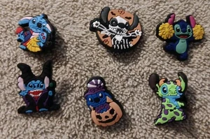 Juego de 6 dijes de cocodrilo de Halloween de puntada - Imagen 1 de 8