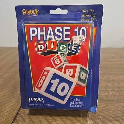 Phase 10 Dice Game Fundex 2001 NEW Factory Sealed - Image 1 of 2